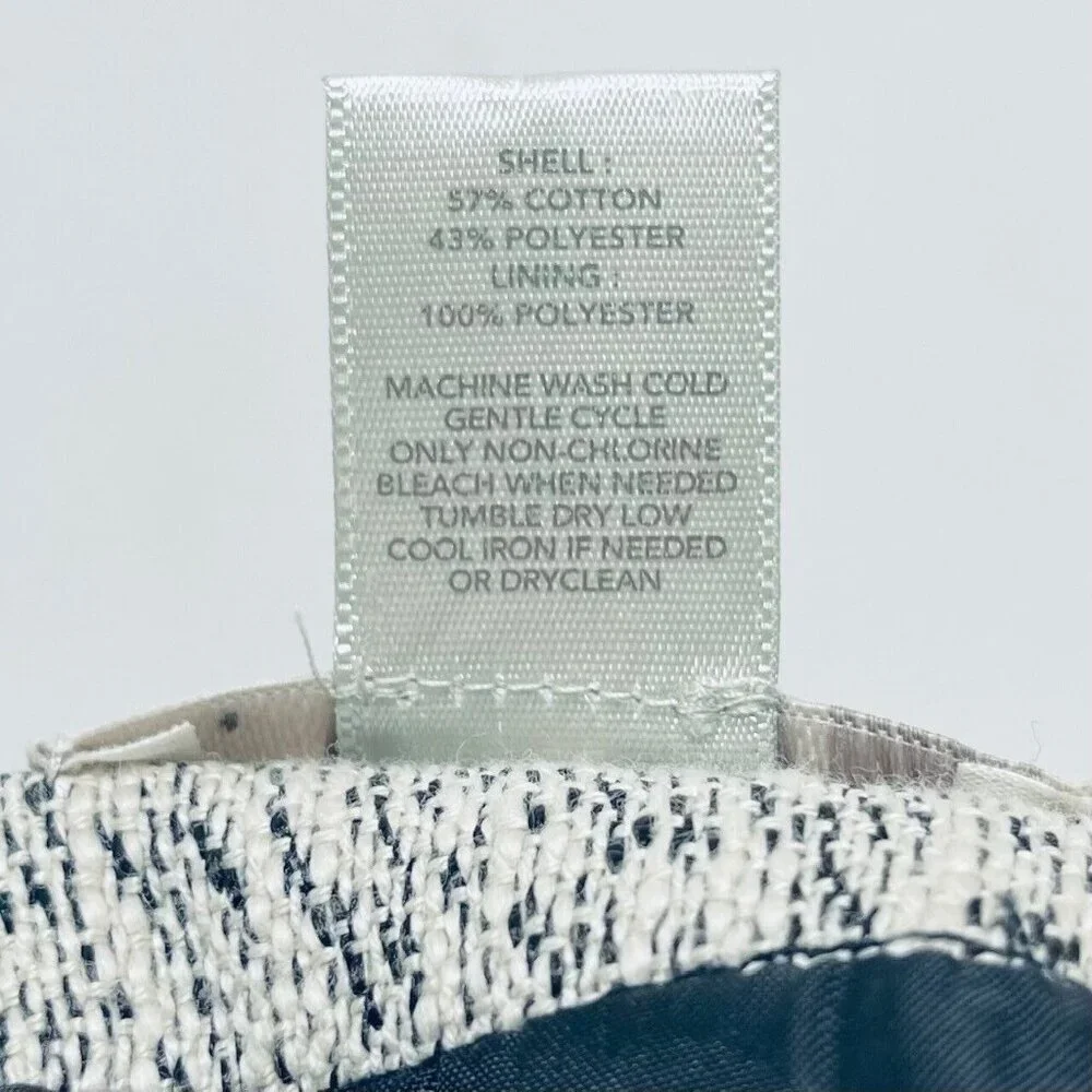 Ann Taylor LOFT Skirt Sz 10P Women’s Straight Mini Lined Maroon Gray White - Picture 8 of 10